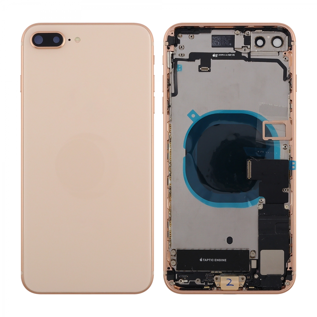 Teknonet Apple iPhone 8 Plus Uyumlu Dolu Kasa (Rose Gold) - Nettech Store